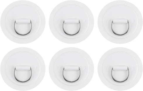 PATIKIL D-Ring Patch, Stainless Steel D-Ring PVC Patch Pad for Inflatable Boat Paddle Board