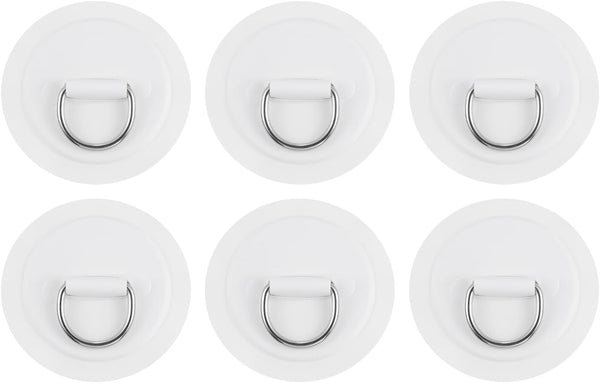 PATIKIL D-Ring Patch, Stainless Steel D-Ring PVC Patch Pad for Inflatable Boat Paddle Board