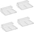 Haulonda 4pcs Clear Acrylic Aquarium Fish Tank Glass Cover Clip Support Holder (12mm)