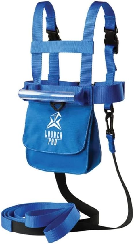 Launch Pad Ski and Snowboard Training Harness, Learn to Ski, Shock Absorbing Leashes