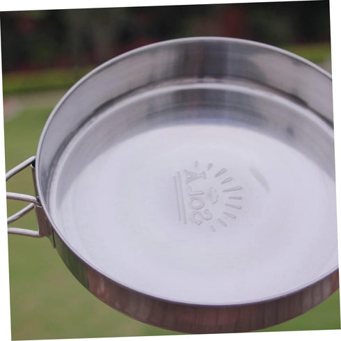 Backpacking Toddmomy Steak Frying Pan Foldable Handle Portable Cooking Utensil Outdoor Camping Hiking Picnic Cookware