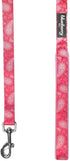 Blueberry Pet 5 Colors Paisley Flower Print Dog Leash, 5 ft x 5/8", Pink, Small