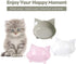 Skrtuan Cat Bowl, Food-Grade Melamine, Non-Slip Shallow Design, 250ml for Cats, Dogs, Rabbits & Hamsters