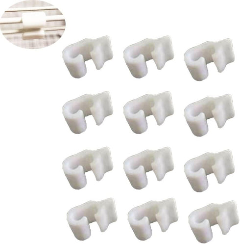 12 Pack Rabbit Cage Wire Crate Door Lock Buckle Connector Latches - Clamp for Cat Dog Pet Cages, DIY Reinforced