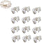12 Pack Rabbit Cage Wire Crate Door Lock Buckle Connector Latches - Clamp for Cat Dog Pet Cages, DIY Reinforced