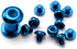 Titanium Screw Kit with Stainless Pocket Clip for Benchmade Bugout 535 (Blue)