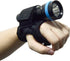 XTAR Goodman Style Glove Hand-Free Torch Holder, Soft Hand Mount for Scuba Dive Lights, Universal Adjustable Wrist