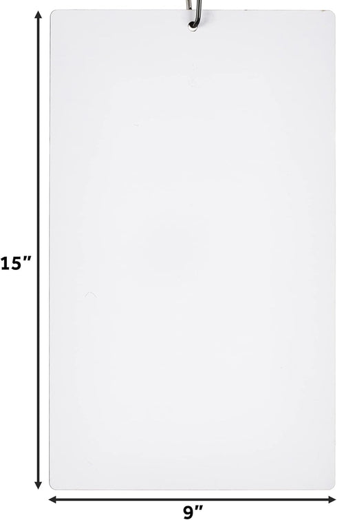 Murray Sporting Goods Dry Erase Coaches Clipboard, Double-Sided Dry Erase White Board