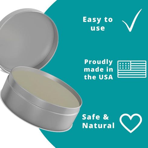 Paw Wax, 2 Oz Tin of Dog Paw Balm for Dry Paws, Moisturizer for Dogs and Cats