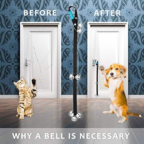 Duke & Dixie Dog Doorbells Training Potty, 2 Pack Adjustable Dog Bells for Potty Training Your Puppy