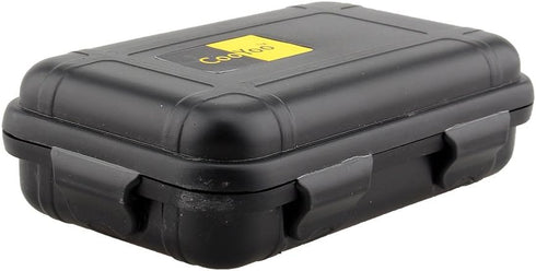 Plastic Container Box, Waterproof Airtight Survival Case for Outdoor Camping Fishing (Black S) Size: 4.88'' x 2.93'' x