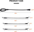 Three Dog Leash, Comfortable Double Dog Leash with Reflective, 360 Swivel No Tangle Training Leash for Large Medium