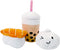 TONBO Cute Food Plush Dog Toys - Boba Time Combo