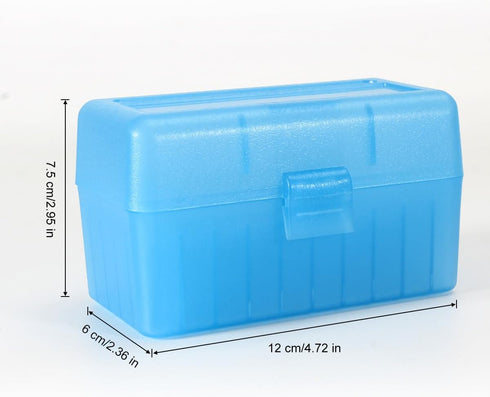 50 Round Rifle Ammo Can | Flip-Top Ammo Box | Storage Box for Travelling | Plastic Field Box