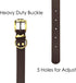 QRDA Leather Dog Collar - Heavy Duty Premium Training Collar for Medium/Large Dogs