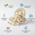 H2ONDBQF 6 oz Freeze-Dried Tofu Cubes High Protein Dehydrated Tofu Instant Vegan Protein for Ramen Toppings, Miso Soup