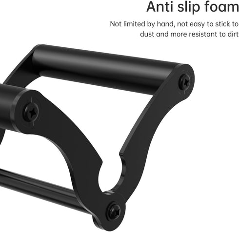 V Bar Landmine Handle Attachment for Barbell, Solid Multi-Grip with Non-Slip Rubber Handle, Fits Olympic Bars