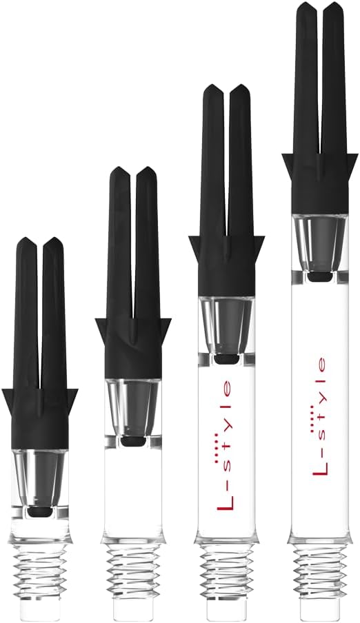 L-style Carbon Dart Shafts Spinning Short (190) Clear