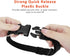 4 Pack Adjustable Nylon Dog Collars for Small, Medium, Large Dogs, Classic Colors (Black, Blue, Red, Purple)
