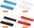PATIKIL 9.8"x0.7" Badminton Racket Head Protector Sticker 12 Pack PU Tennis Racquet Guard Tape