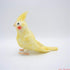 TAMMYFLYFLY Lifelike Cockatiel Parrot Bird Plush Stuffed Animal Toy - Cute Yellow Bird Model