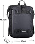 Rhinowalk 10L Waterproof Motorcycle Tail Bag - Motor Pannier Bag for Travel Luggage Storage
