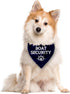Boat Security Dog Bandana, Dark Blue Dog Bandana, Dog Boat Accessories, Funny Dog Bandana, Dog Bandana for Small Medium Large Dogs, Dog Boating Accessories, Pet Dog Triangle Scarf (D9)