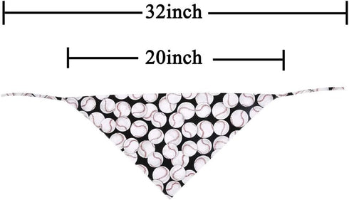Dog Bandana Reversible Triangle Bibs Scarf Accessories for Dogs, Cats, Pets