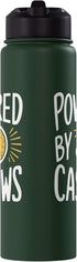 Cashew Love Cashew Design Powered By Cashews Stainless Steel Insulated Water Bottle