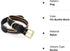 Mile High Life Genuine Leather Dog Collar, Heavy Duty Canvas with Adjustable Rust-Proof Metal Pin Buckle for Large Dogs