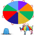 Gimilife 9ft Parachute Toys for Kids, Rainbow Parachute Toy with 8 Durable Handles,