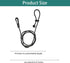 Kayak Paddle Leash, Fishing Rod Paddle Leash, Stretchable Strap Lanyard Rope for Kayaking, Boating, Fishing Pole, 4Pcs