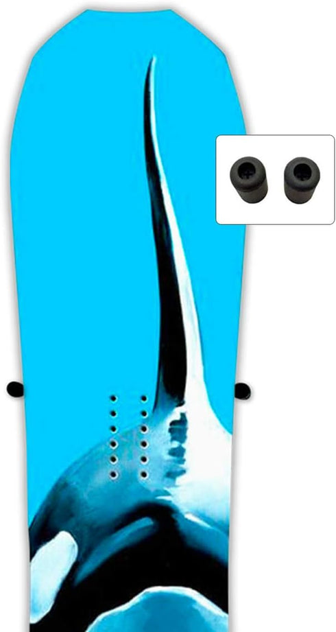 StoreYourBoard Minimalist Snowboard Wall Mount, Indoor Display Storage Rack