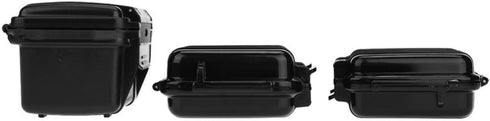 Tbest Eboxer Protective Waterproof Case, Outdoor Shockproof Airtight Survival Box for Fishing, Hiking, Black