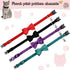 4 Pieces Cat Bow Tie Collar with Bell, Breakaway Comfortable Velvet Safety Pet Collar for Kitten Puppy (Small, Black,