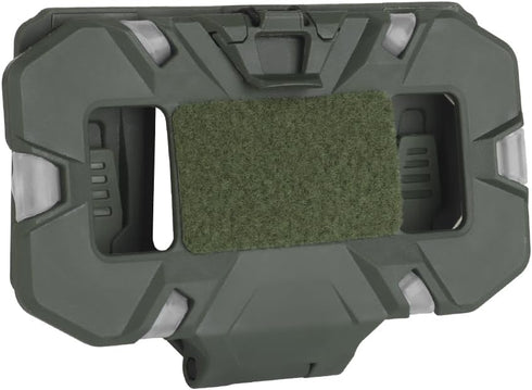 Tactical Vest Phone Holder, Molle Mount, Universal Chest Phone Board Carrier for Outdoor Hunting Game, OD Green