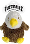 FuzzBallz Bald Eagle Dog Toy Plush Oversized Tennis Ball Wobbler