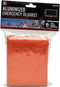 Treasure Gurus Emergency Reflective Mylar Tarp, Orange Solar Blanket for Camping Hiking Gear Survival Supplies