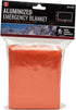 Treasure Gurus Emergency Reflective Mylar Tarp, Orange Solar Blanket for Camping Hiking Gear Survival Supplies