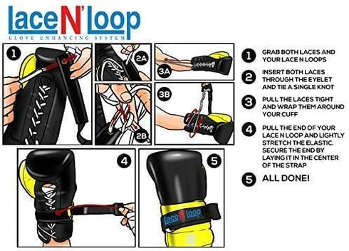 Lace-Up Boxing Glove Converter Straps (Pair)
