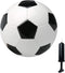 Soccer Ball Size 2,3,4,5 with Pump Needle, Classic White Black PU, Suitable for Youth League Game Training or Gift