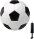 Soccer Ball Size 2,3,4,5 with Pump Needle, Classic White Black PU, Suitable for Youth League Game Training or Gift
