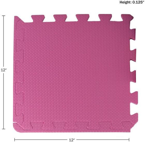 Puzzle Mat EVA Foam Floor Tiles 20-Pack Multicolor Exercise Mat or Baby Play Mats by Stalwart