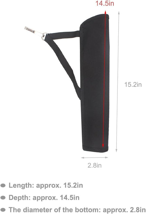 KRATARC Archery Crossbow Bolts Arrow Tube Hip Quiver Carry Bag for 18" 20" 22" Arrows, Waist Hanged