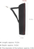 KRATARC Archery Crossbow Bolts Arrow Tube Hip Quiver Carry Bag for 18" 20" 22" Arrows, Waist Hanged
