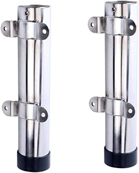 2Pcs 7643sh1 Amarine Made Boat Fishing Rod Holder, Stainless Steel Fishing Pole Holder, Side / Transom Mounted Rod