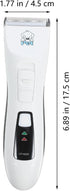 Trimmer 4 Hemoton Rechargeable Dog Hair Clipper USB Electric Pet Hair Low Noise Grooming Kit with Cleaning Brush