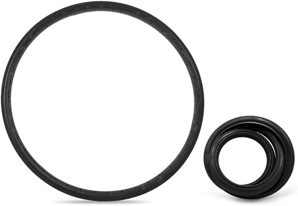 Road Bike Tires - Lightweight Puncture-Proof Solid Tires for Fixed Gear Cycling 700x23C