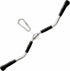 Yes4All Wide Grip Curl LAT Pull Down Bar Attachments, Rubber Handgrips for Cable Pulley System Machine