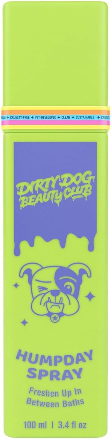 Dirty Dog Beauty Club Humpday Spray for Dogs & Puppies, Odor Eliminating Mist with Organic Essential Oils - 100 ml